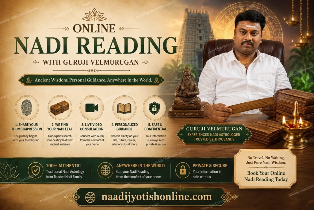 Guruji Velmurugan - Online Nadi Astrology in the USA